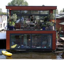 Photo Textures of Buildings Houseboat